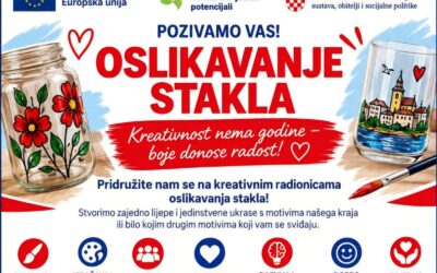 Kreativne radionice oslikavanja stakla za starije osobe i osobe s invaliditetom