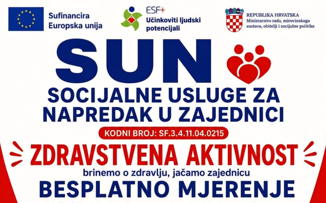 Besplatna zdravstvena aktivnost u sklopu projekta SUN